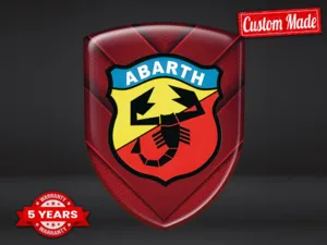 Fiat Abarth Emblemas Auto Personalizados Resistentes Limitados